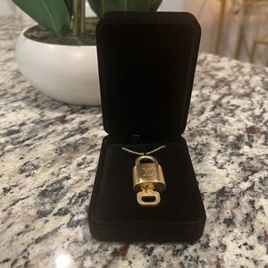 308 Louis Vuitton Lock and Key on Necklace (26”)